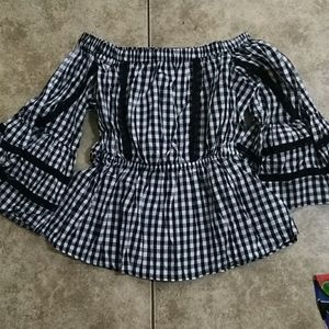 Lot of 2 off the shoulder tops